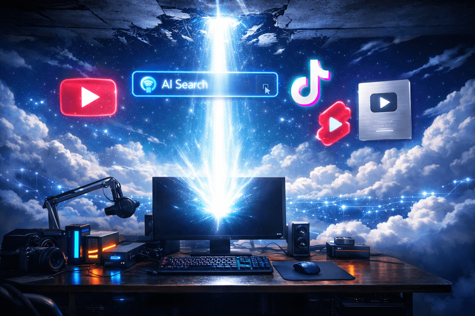 YouTube creators scaling workflow from desktop to cloud